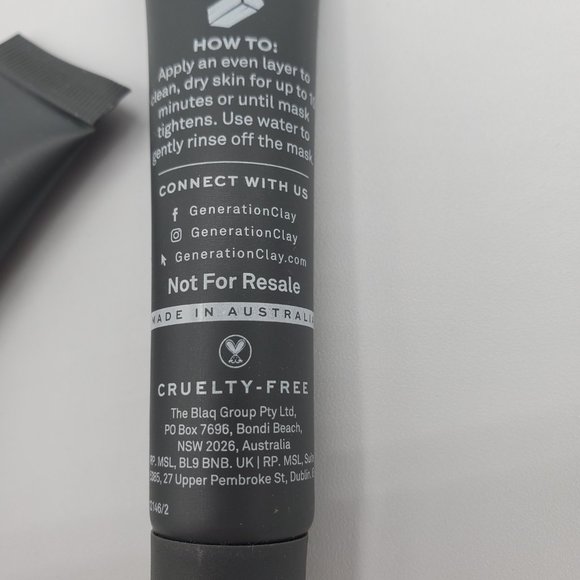 🦋5/$25 3x GENERATION CLAY Detoxifying Charcoal Australian Clay Mask - Picture 4 of 14